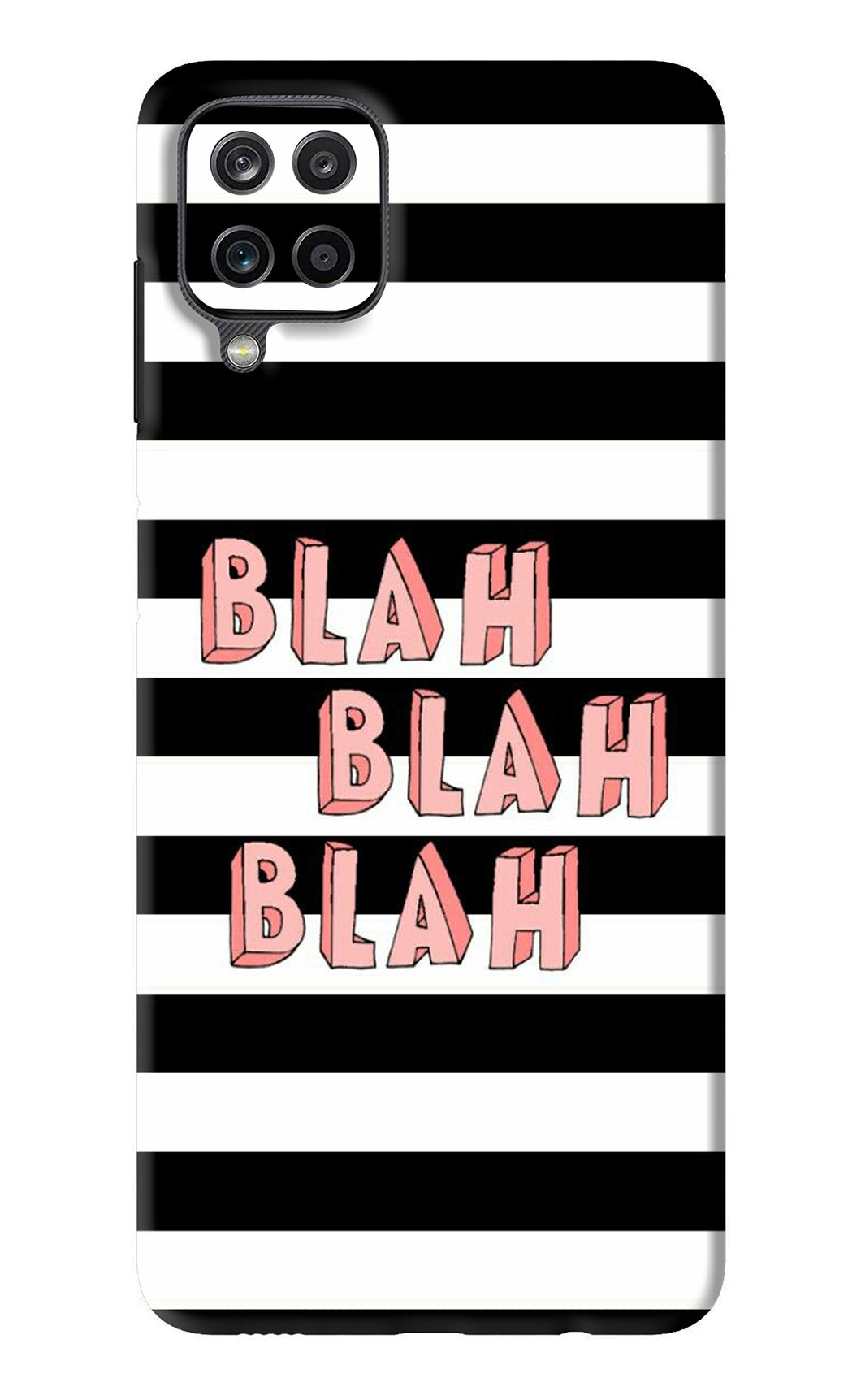 Blah Blah Blah Samsung Galaxy M12 Back Skin Wrap