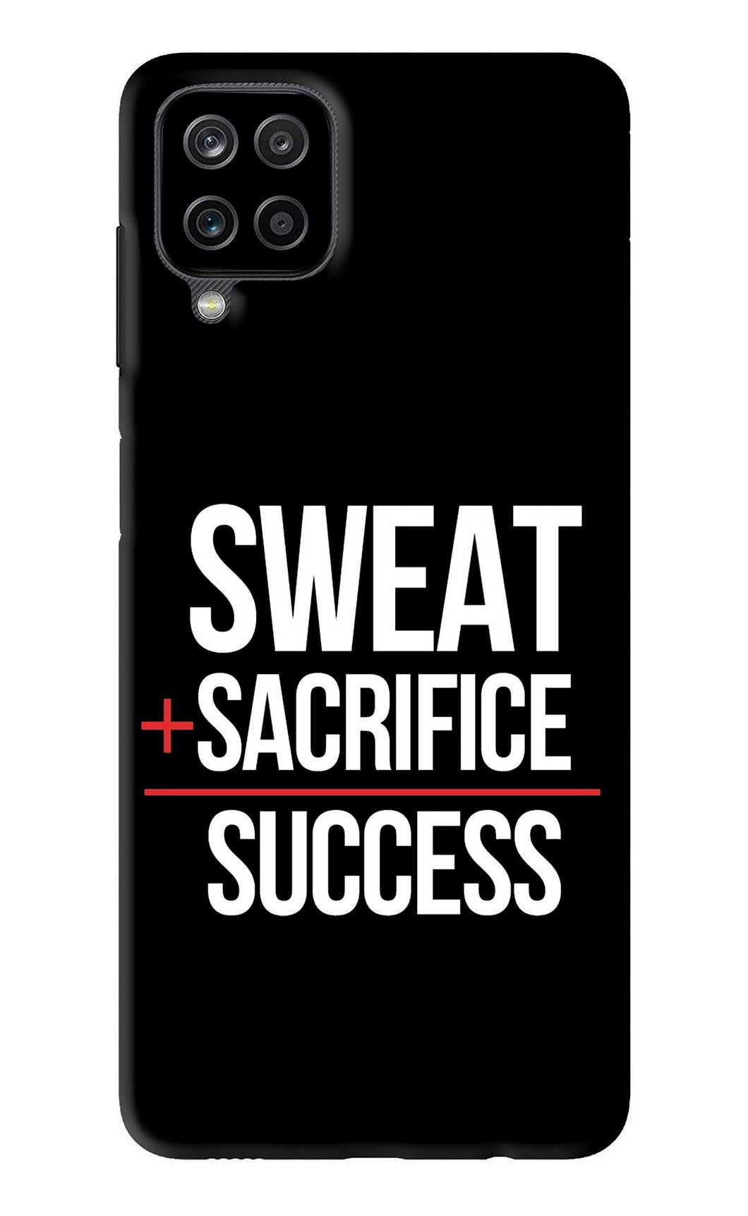 Sweat Sacrifice Success Samsung Galaxy M12 Back Skin Wrap
