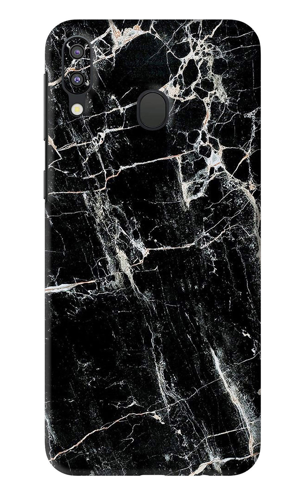 Black Marble Texture 1 Samsung Galaxy M20 Back Skin Wrap