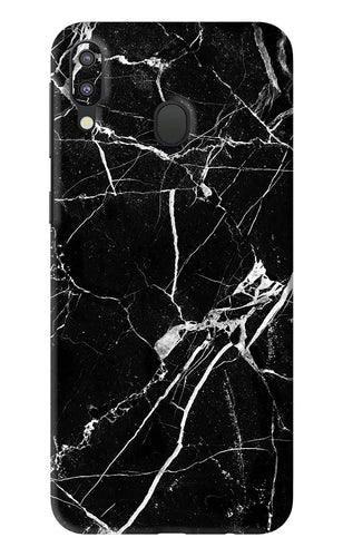 Black Marble Texture 2 Samsung Galaxy M20 Back Skin Wrap