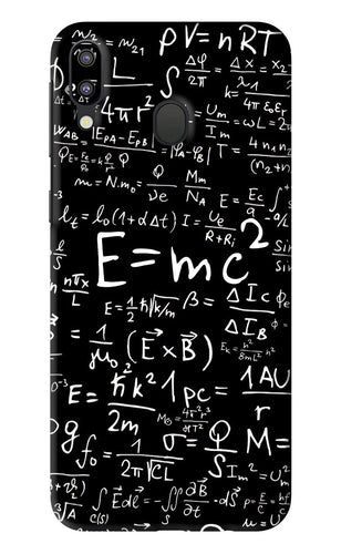Physics Albert Einstein Formula Samsung Galaxy M20 Back Skin Wrap