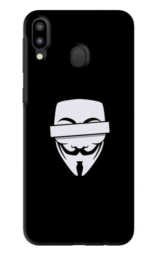 Anonymous Face Samsung Galaxy M20 Back Skin Wrap