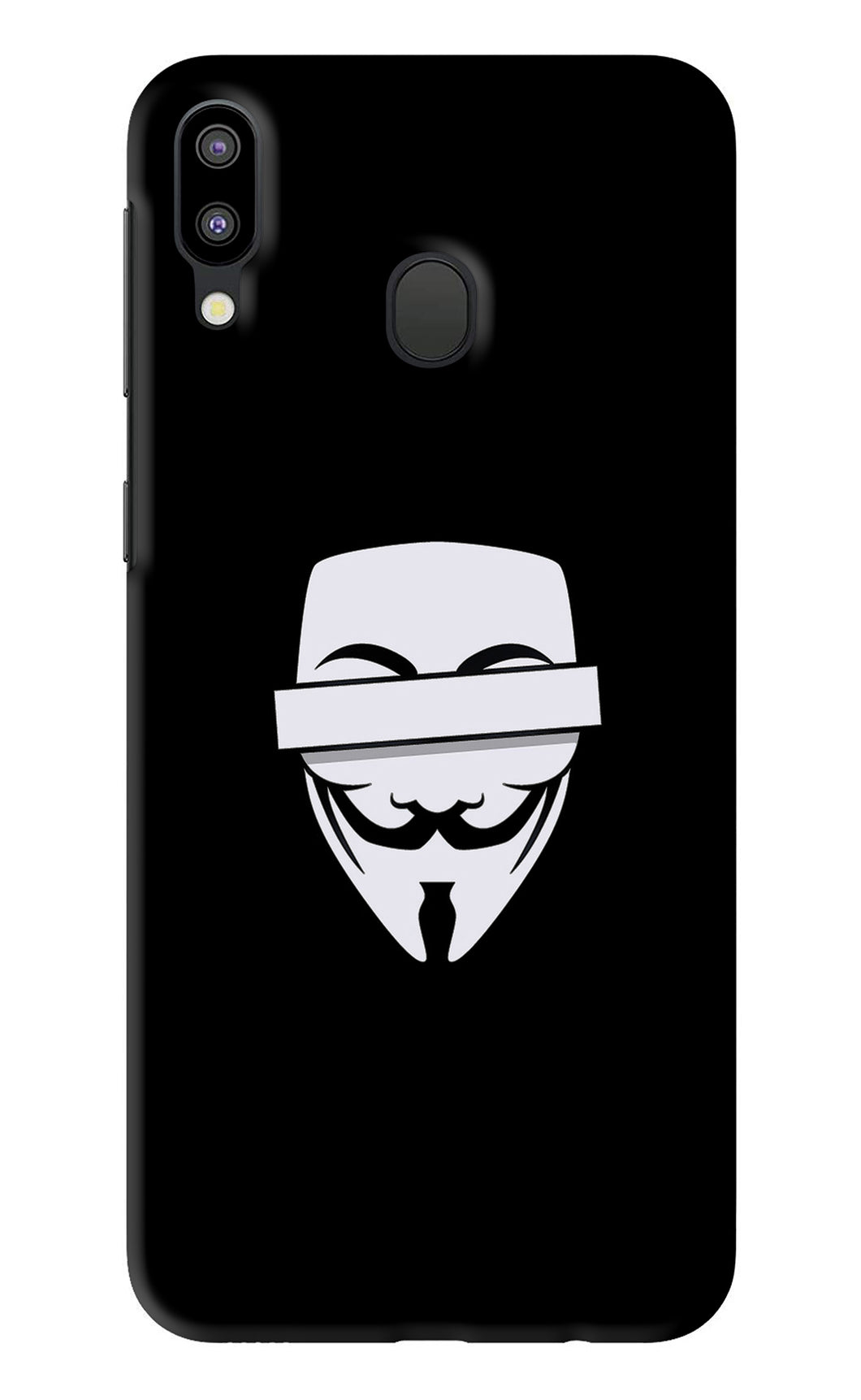 Anonymous Face Samsung Galaxy M20 Back Skin Wrap