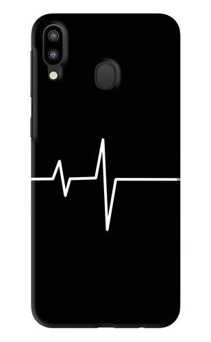 Heart Beats Samsung Galaxy M20 Back Skin Wrap