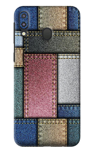 Multicolor Jeans Samsung Galaxy M20 Back Skin Wrap