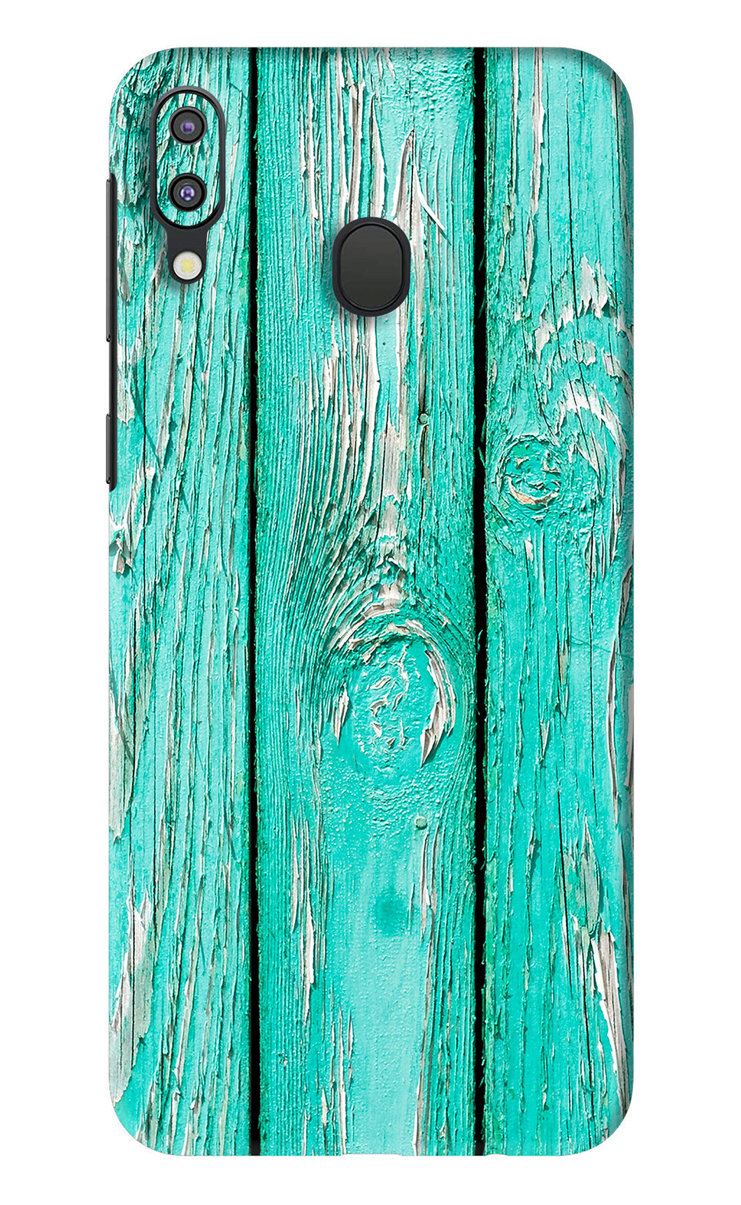 Blue Wood Samsung Galaxy M20 Back Skin Wrap