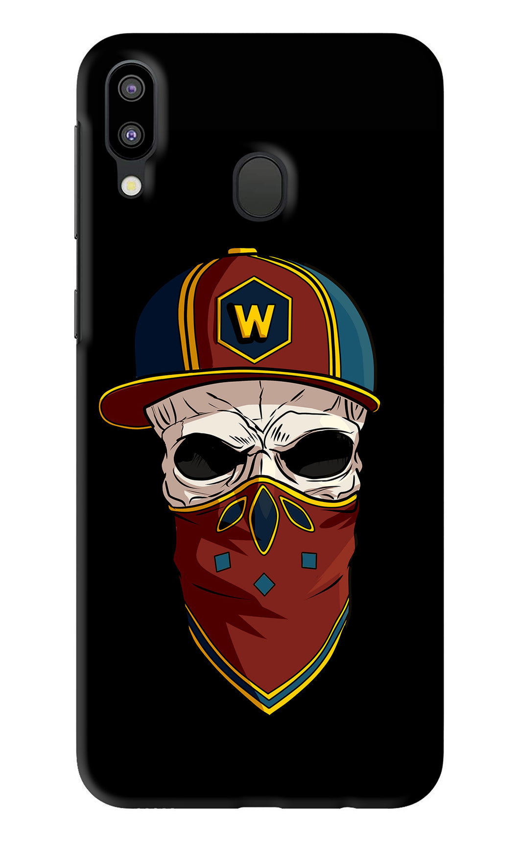 Skull Samsung Galaxy M20 Back Skin Wrap