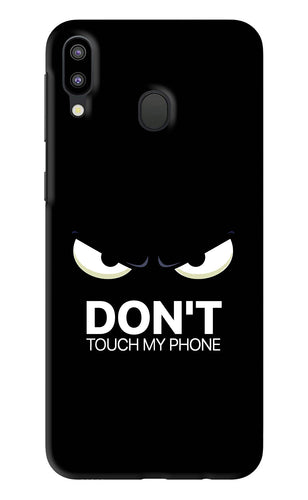 Don'T Touch My Phone Samsung Galaxy M20 Back Skin Wrap