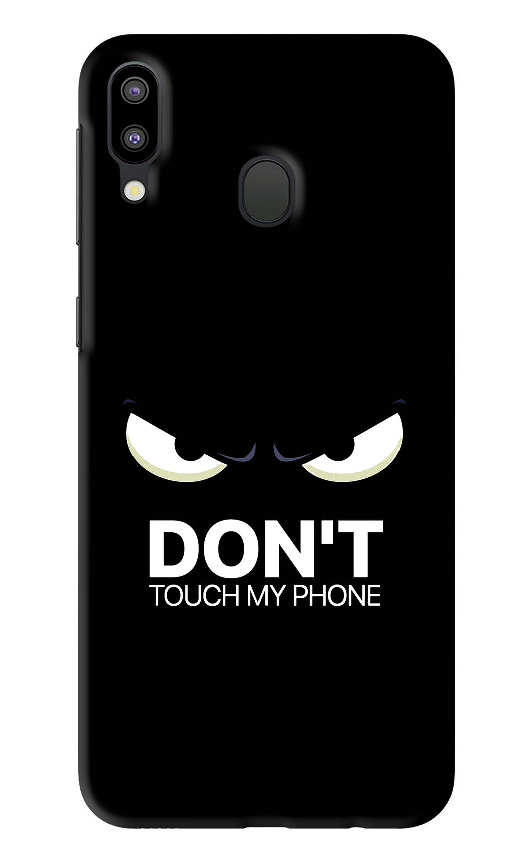 Don'T Touch My Phone Samsung Galaxy M20 Back Skin Wrap