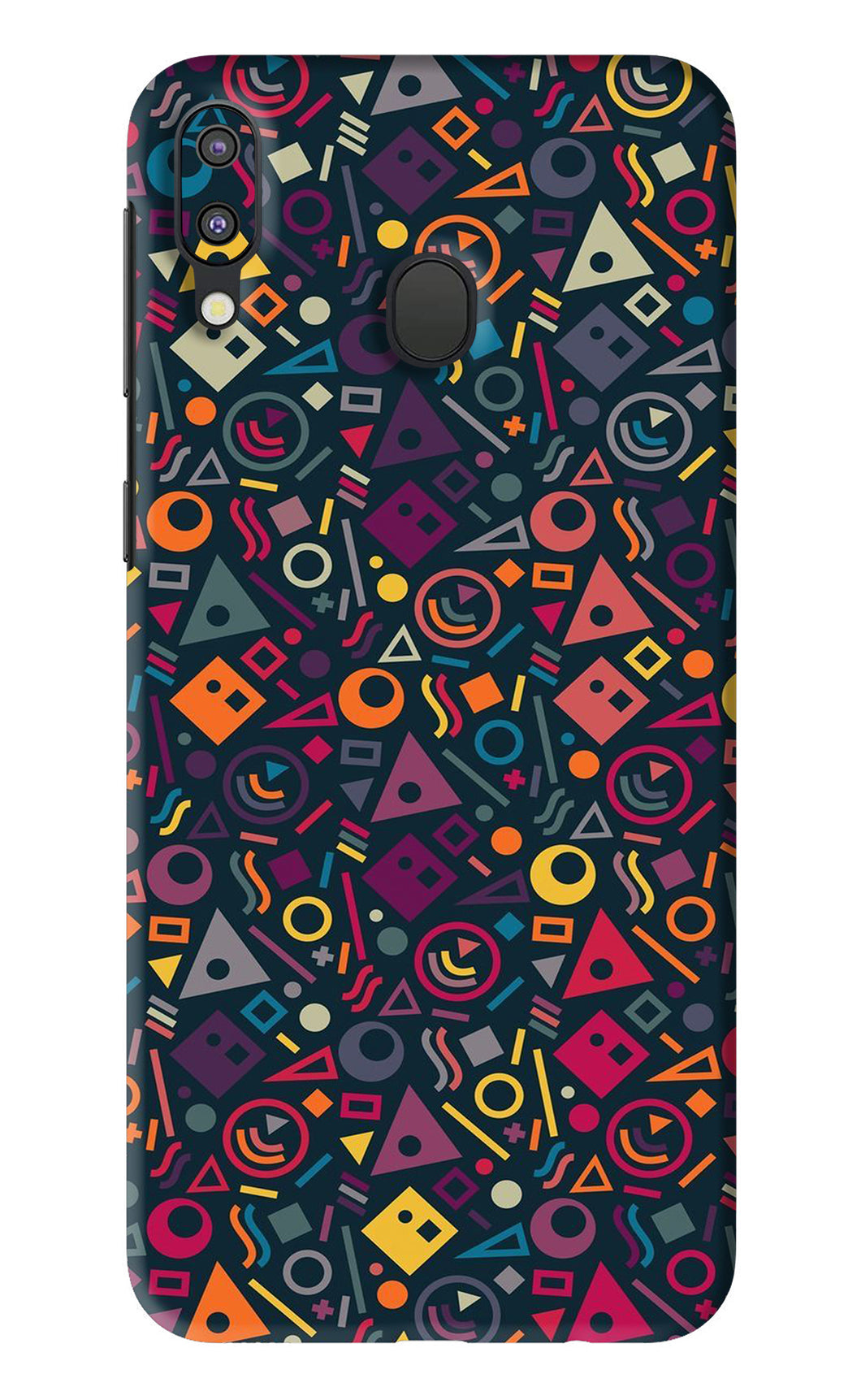 Geometric Abstract Samsung Galaxy M20 Back Skin Wrap