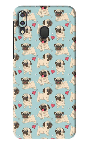 Pug Dog Samsung Galaxy M20 Back Skin Wrap