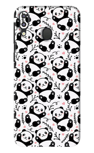 Cute Panda Samsung Galaxy M20 Back Skin Wrap