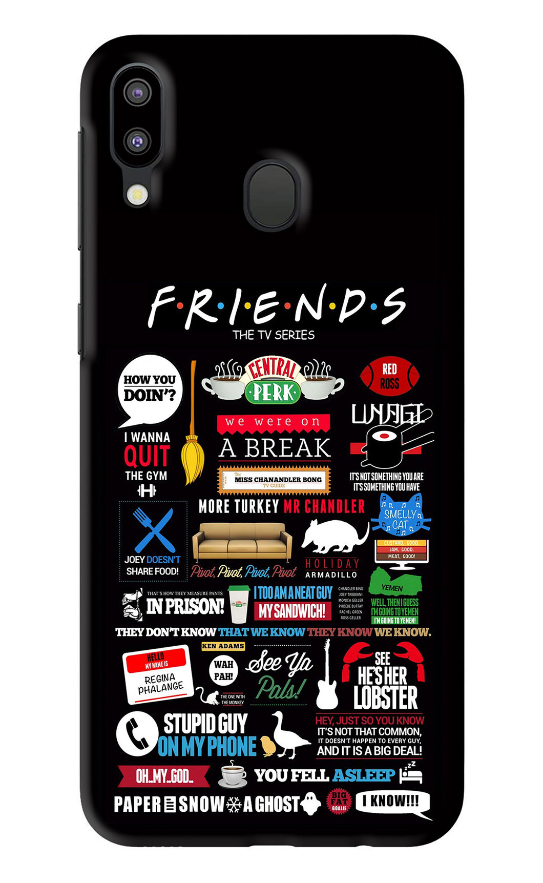FRIENDS Samsung Galaxy M20 Back Skin Wrap