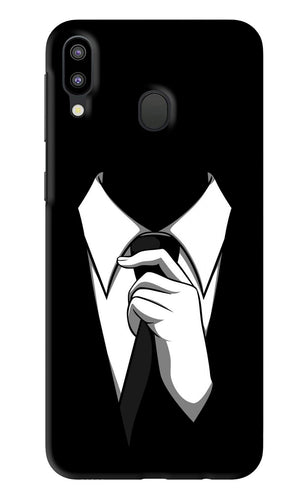 Black Tie Samsung Galaxy M20 Back Skin Wrap