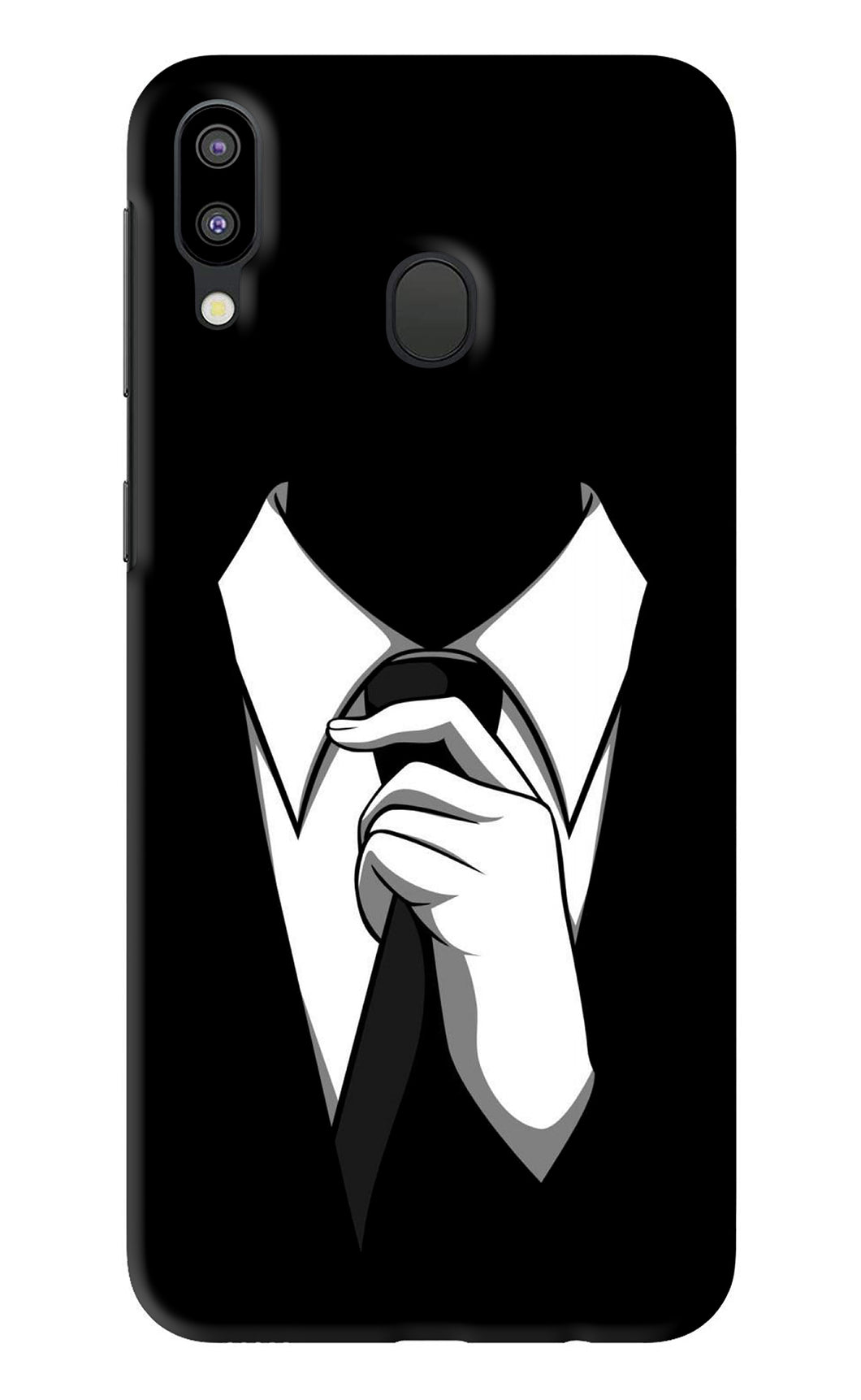 Black Tie Samsung Galaxy M20 Back Skin Wrap