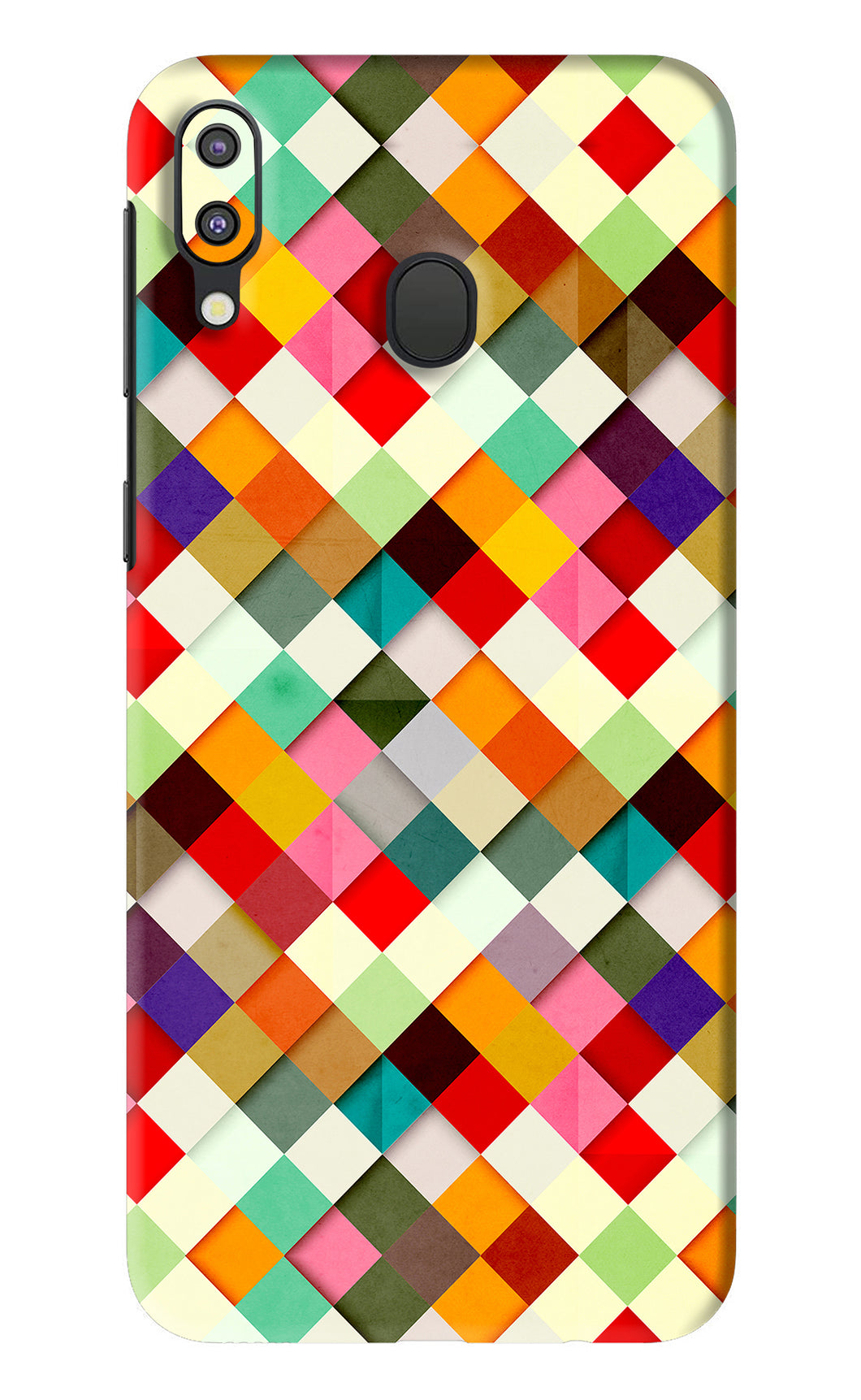 Geometric Abstract Colorful Samsung Galaxy M20 Back Skin Wrap