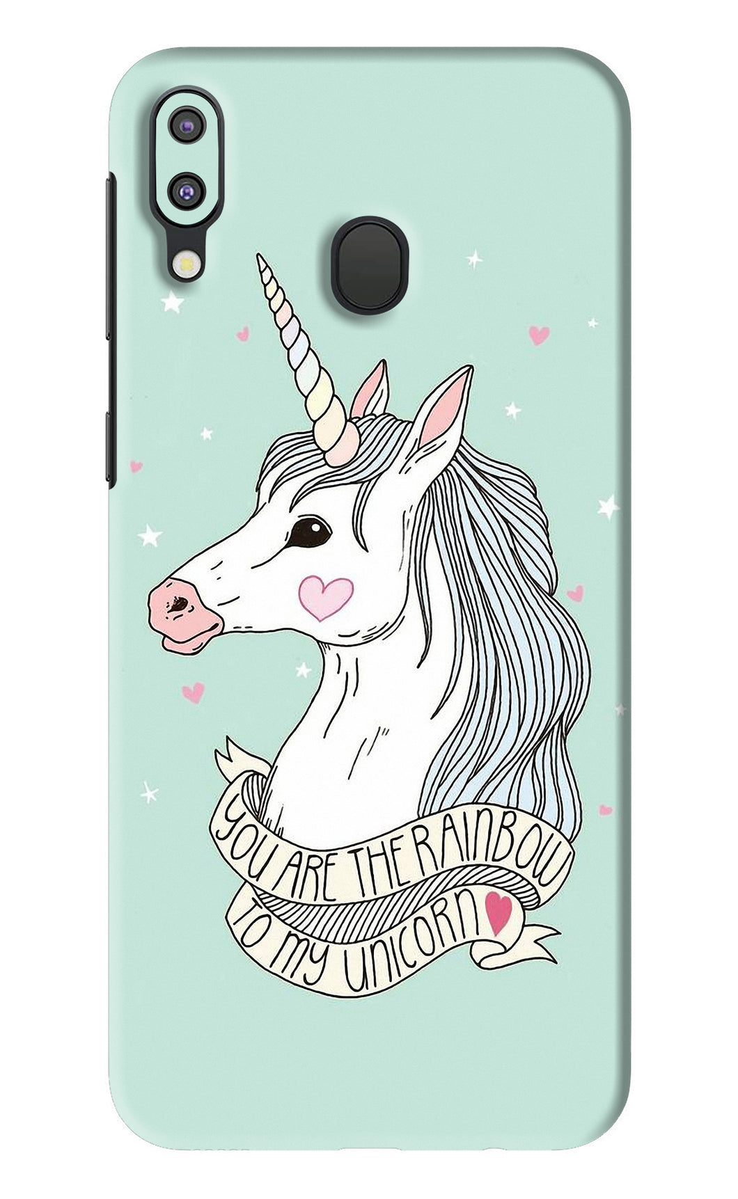 Unicorn Wallpaper Samsung Galaxy M20 Back Skin Wrap