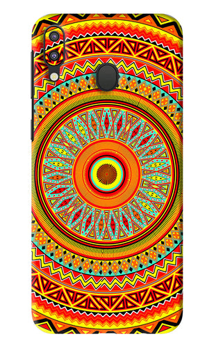 Mandala Pattern Samsung Galaxy M20 Back Skin Wrap