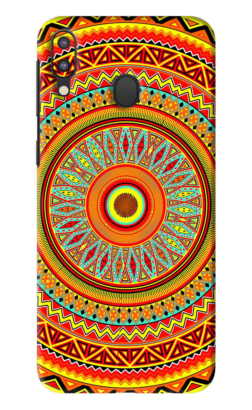 Mandala Pattern Samsung Galaxy M20 Back Skin Wrap