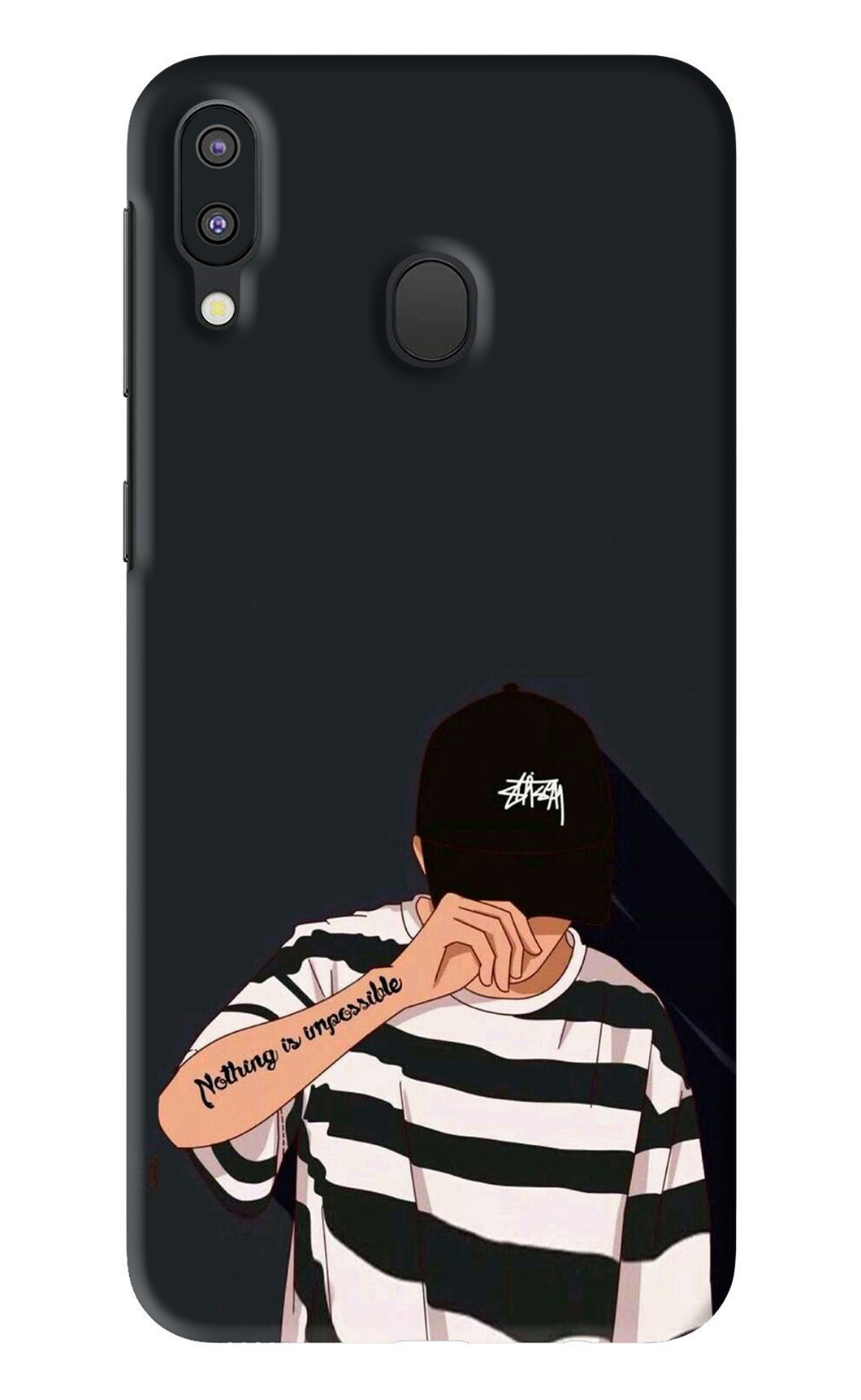 Aesthetic Boy Samsung Galaxy M20 Back Skin Wrap