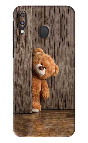 Teddy Wooden Samsung Galaxy M20 Back Skin Wrap