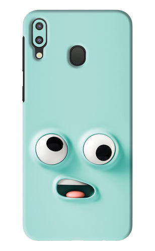 Silly Face Cartoon Samsung Galaxy M20 Back Skin Wrap