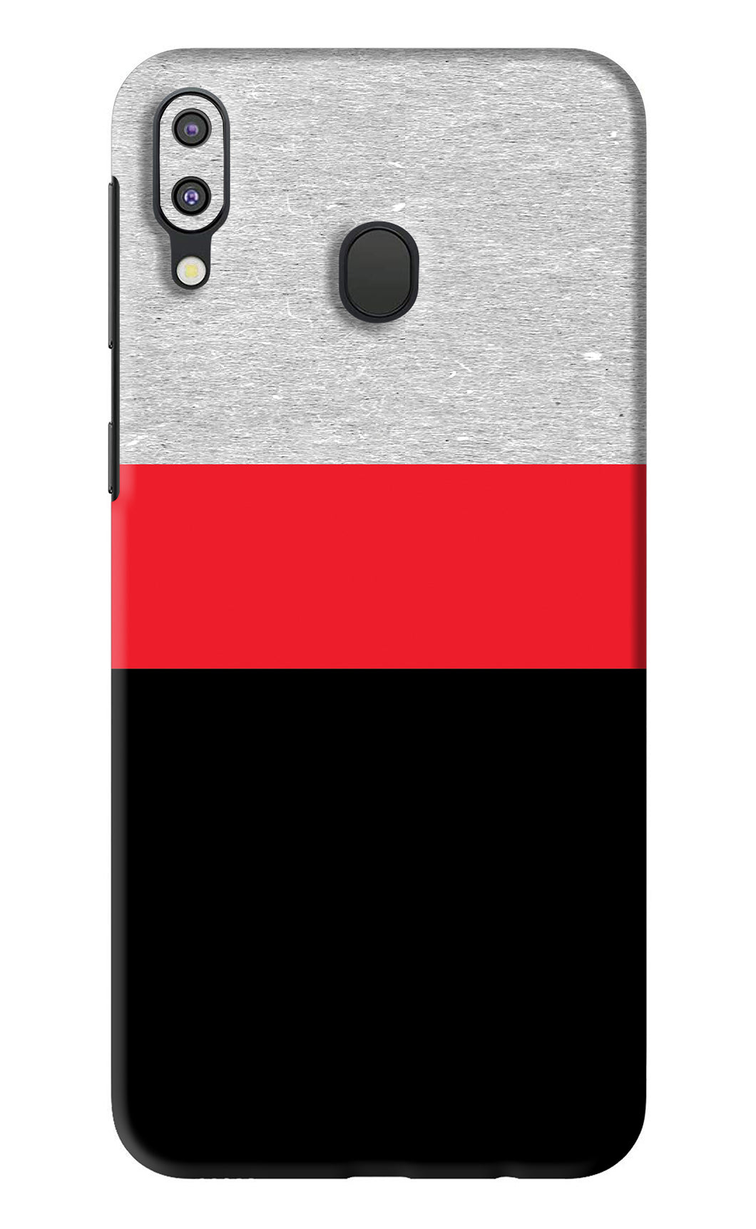 Tri Color Pattern Samsung Galaxy M20 Back Skin Wrap