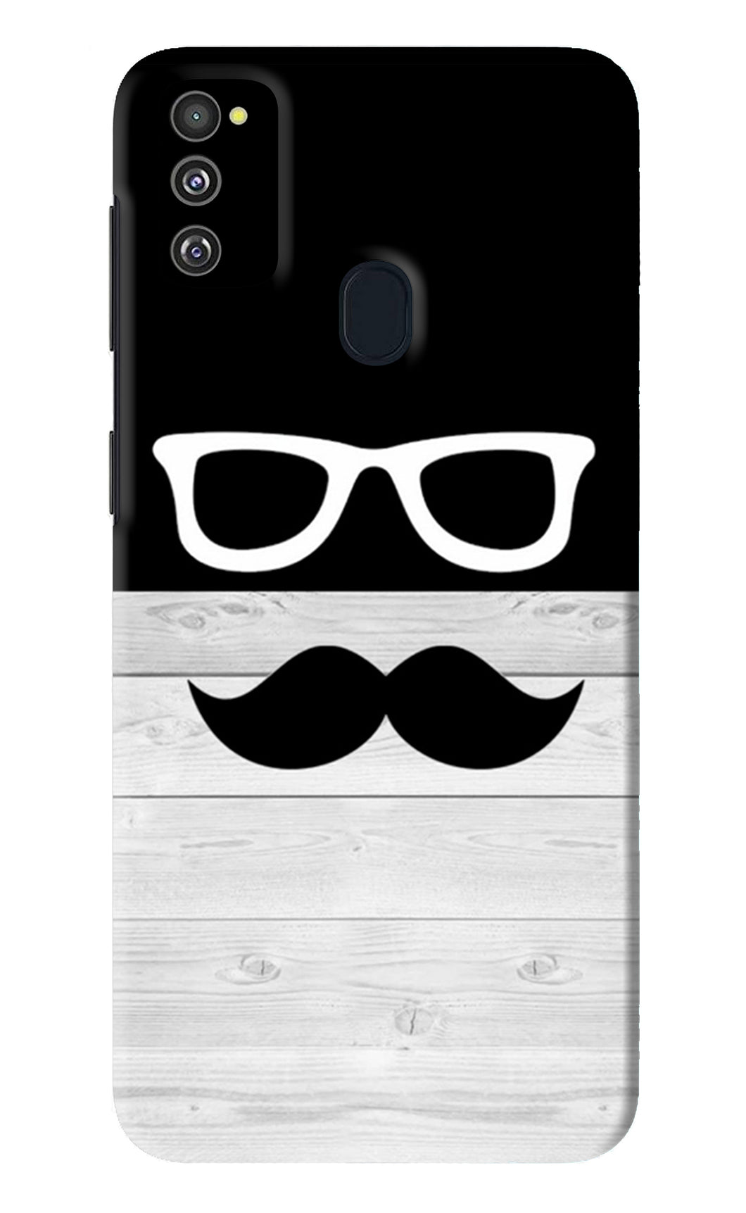 Mustache Samsung Galaxy M21 Back Skin Wrap