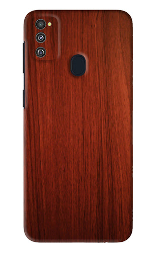 Wooden Plain Pattern Samsung Galaxy M21 Back Skin Wrap