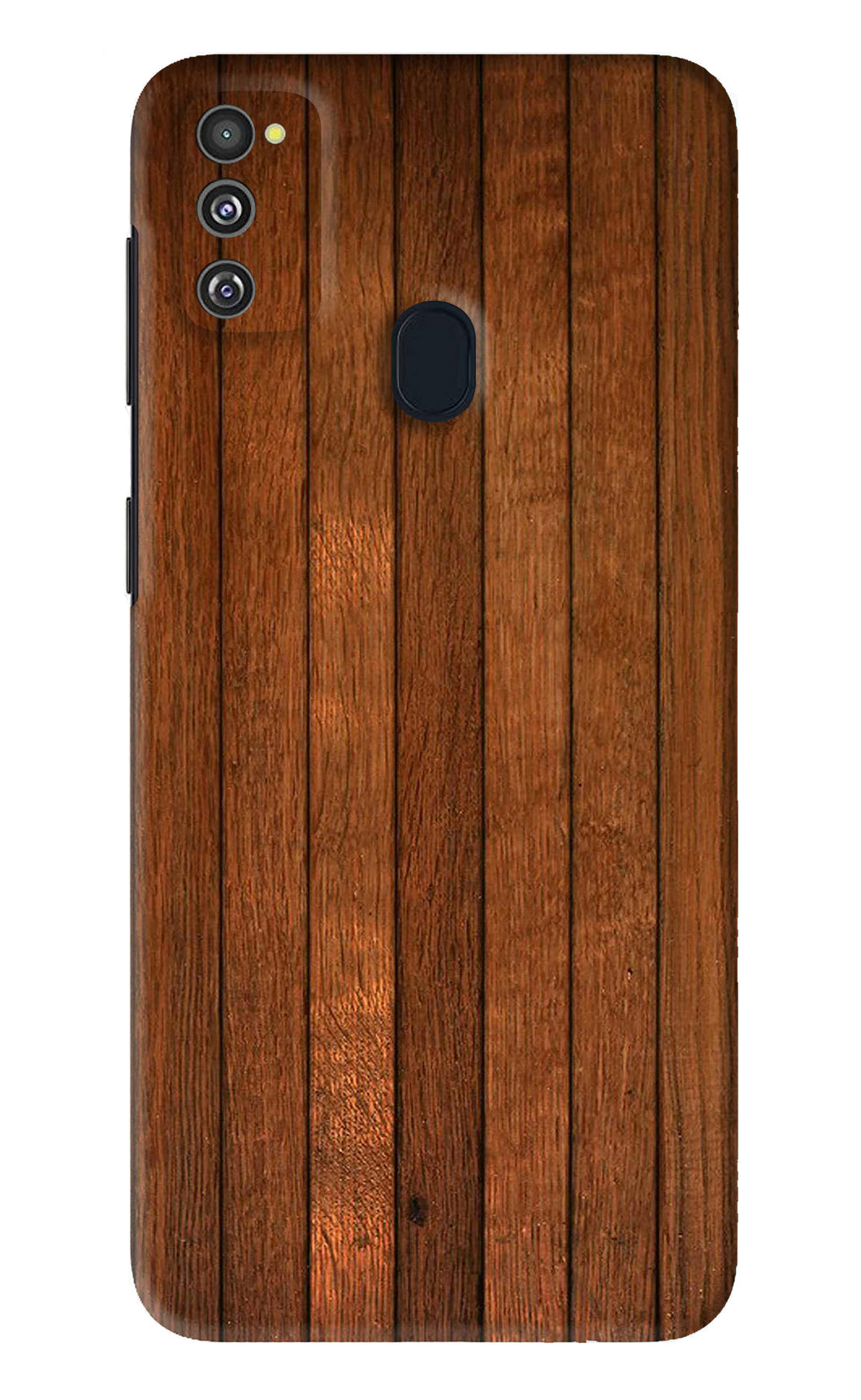 Wooden Artwork Bands Samsung Galaxy M21 Back Skin Wrap