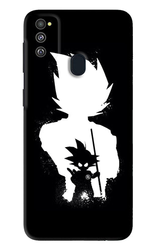 Goku Shadow Samsung Galaxy M21 Back Skin Wrap