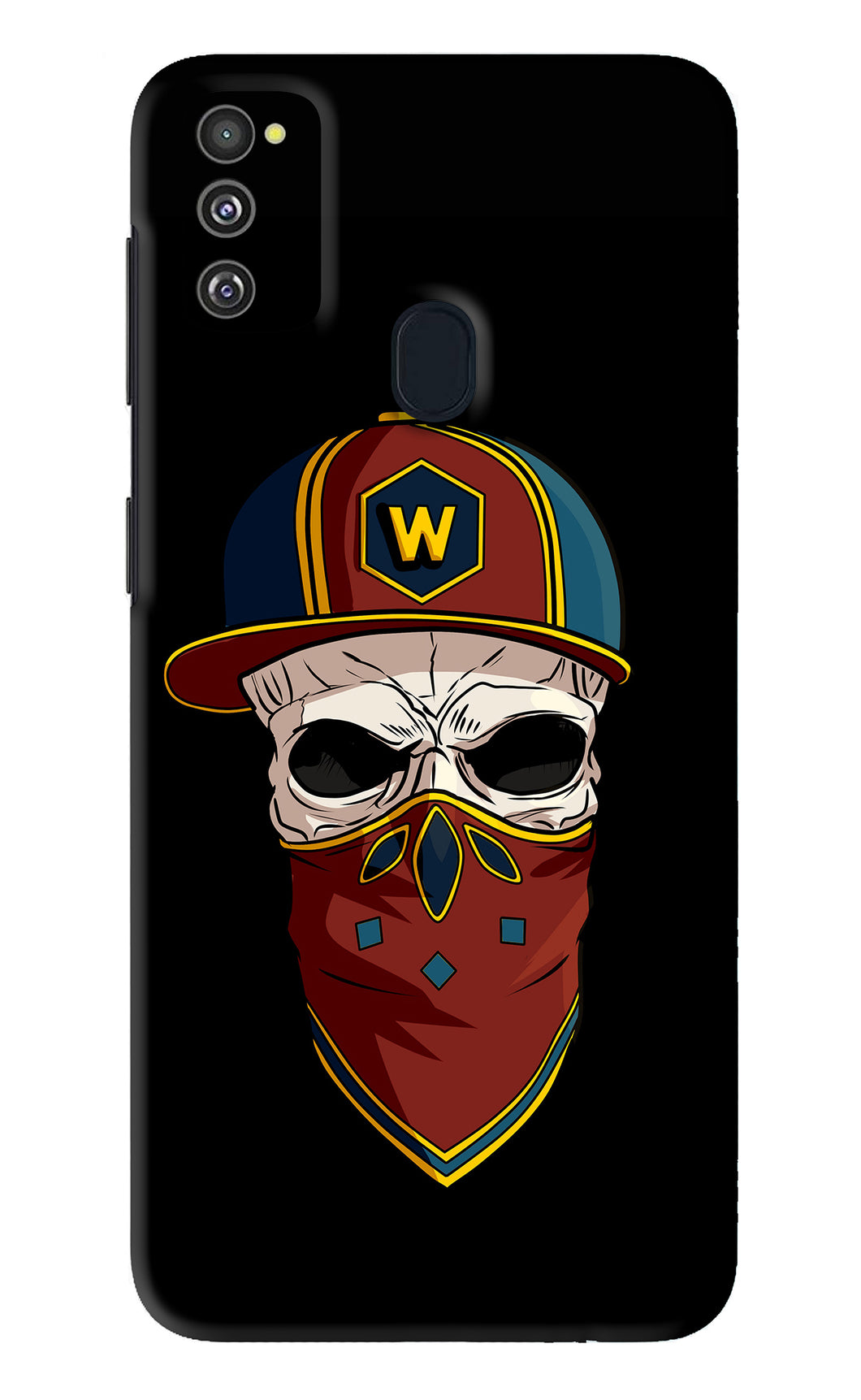 Skull Samsung Galaxy M21 Back Skin Wrap