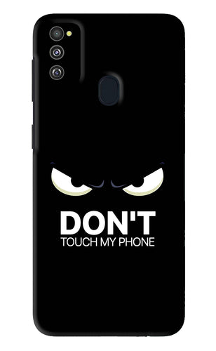 Don'T Touch My Phone Samsung Galaxy M21 Back Skin Wrap