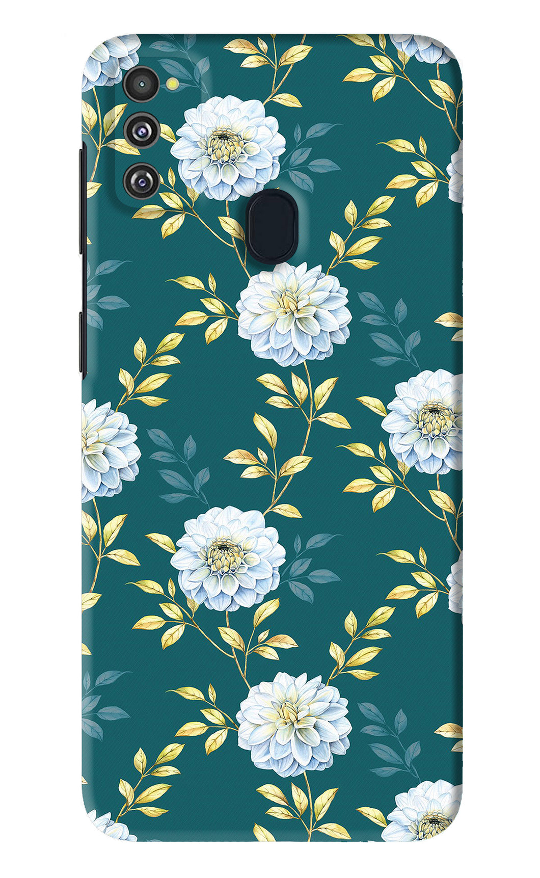 Flowers 5 Samsung Galaxy M21 Back Skin Wrap