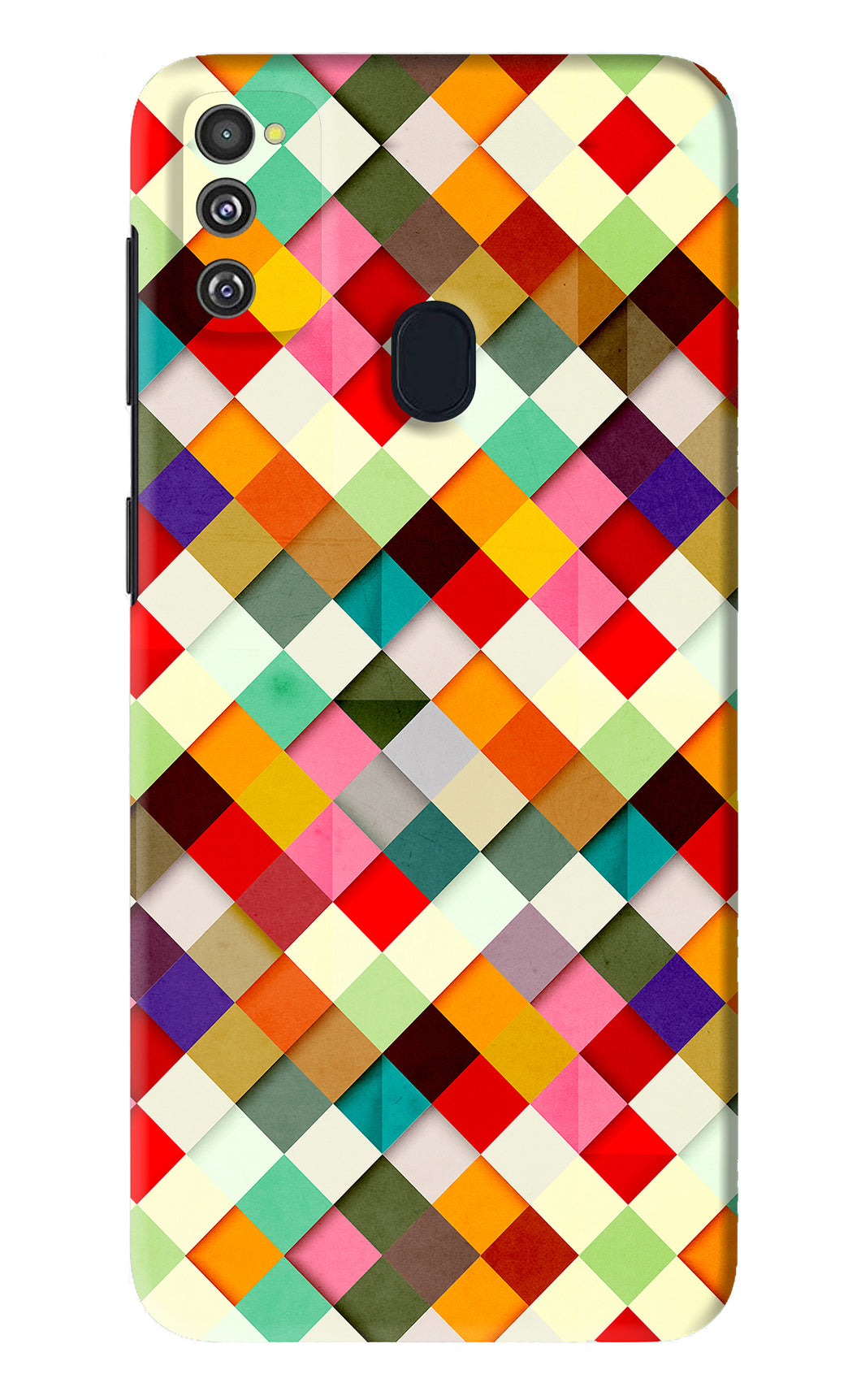 Geometric Abstract Colorful Samsung Galaxy M21 Back Skin Wrap