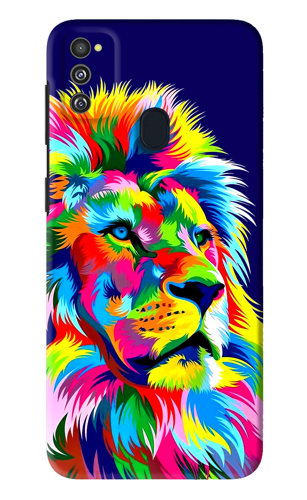 Vector Art Lion Samsung Galaxy M21 Back Skin Wrap