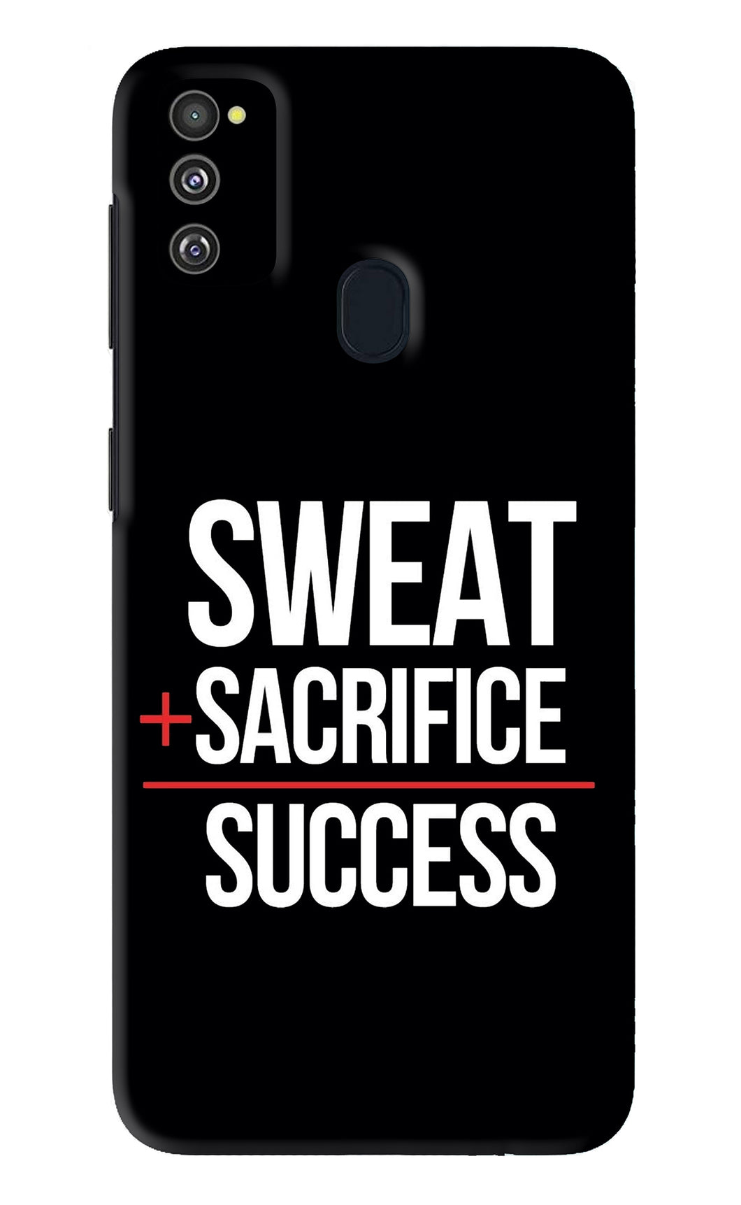 Sweat Sacrifice Success Samsung Galaxy M21 Back Skin Wrap