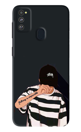 Aesthetic Boy Samsung Galaxy M21 Back Skin Wrap