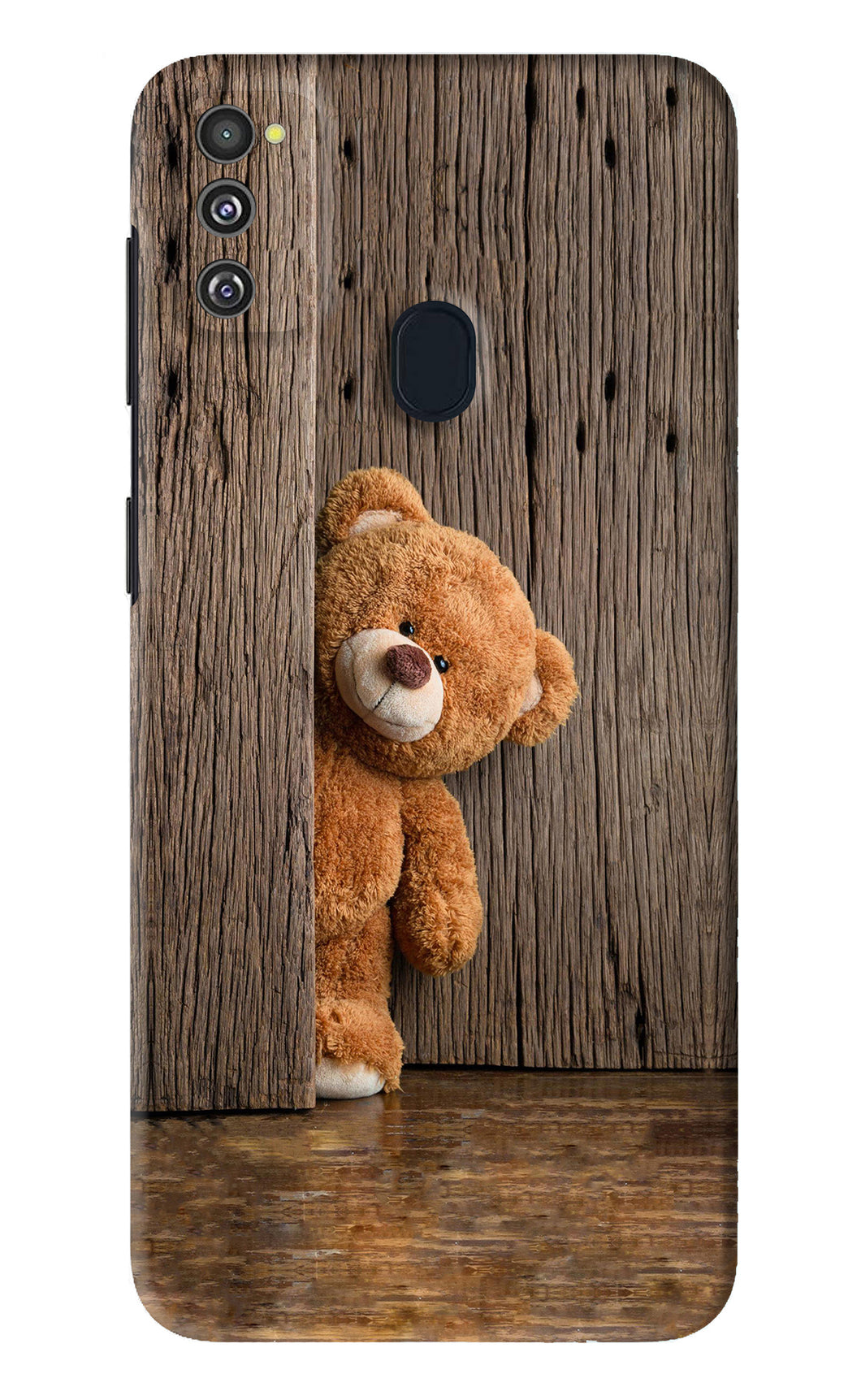Teddy Wooden Samsung Galaxy M21 Back Skin Wrap