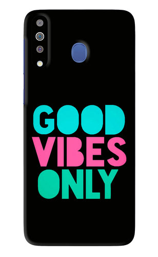Quote Good Vibes Only Samsung Galaxy M30 Back Skin Wrap