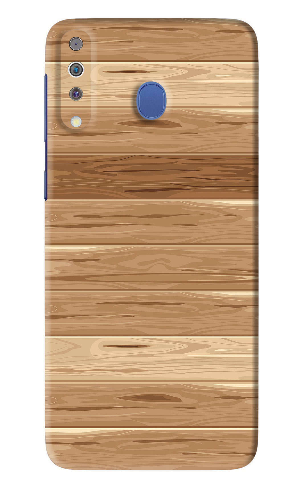Wooden Vector Samsung Galaxy M30 Back Skin Wrap