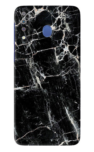 Black Marble Texture 1 Samsung Galaxy M30 Back Skin Wrap