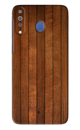 Wooden Artwork Bands Samsung Galaxy M30 Back Skin Wrap