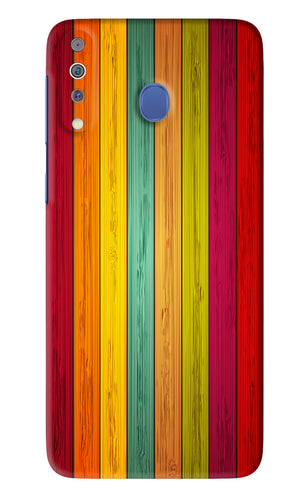 Multicolor Wooden Samsung Galaxy M30 Back Skin Wrap