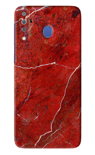 Red Marble Design Samsung Galaxy M30 Back Skin Wrap