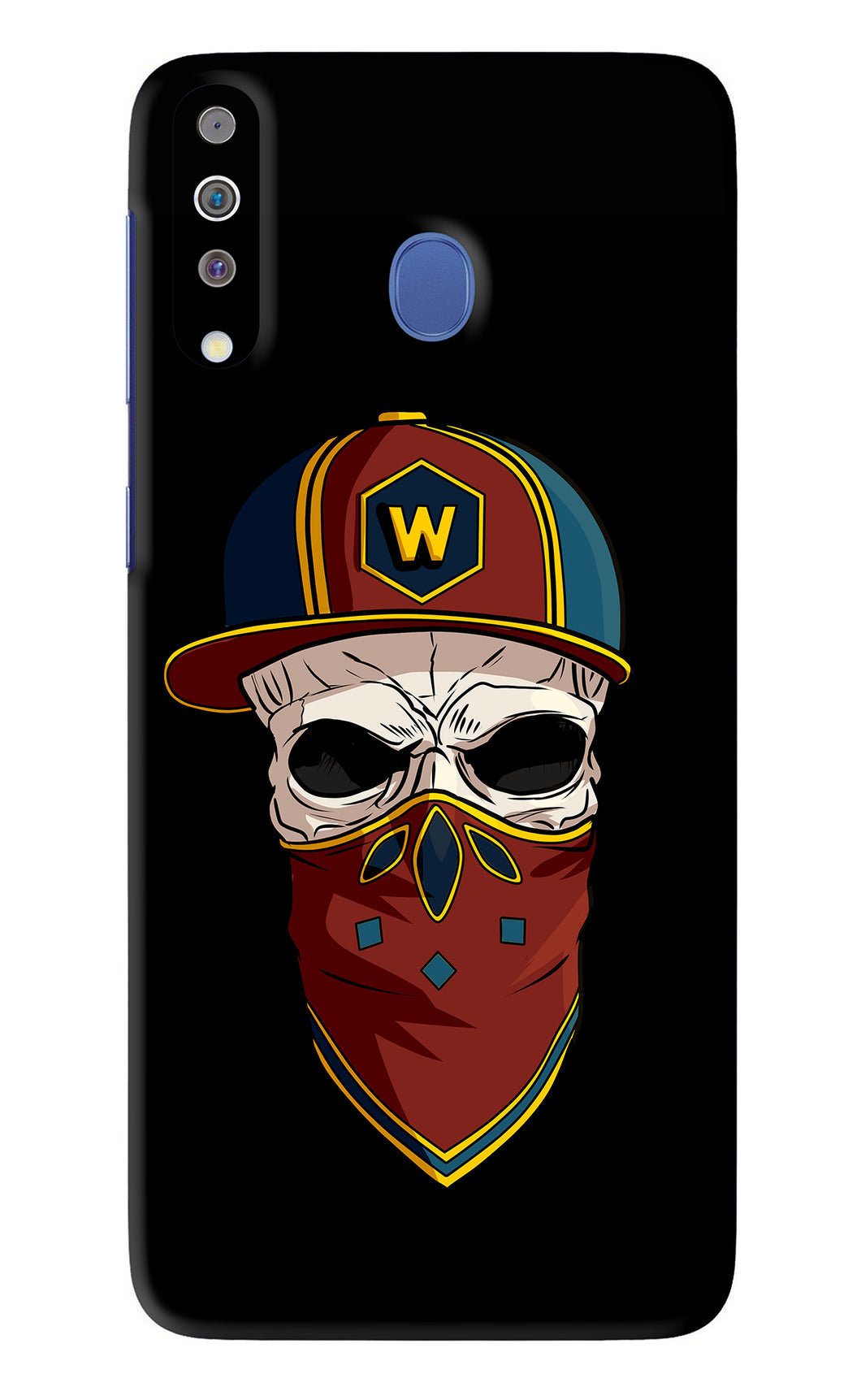 Skull Samsung Galaxy M30 Back Skin Wrap