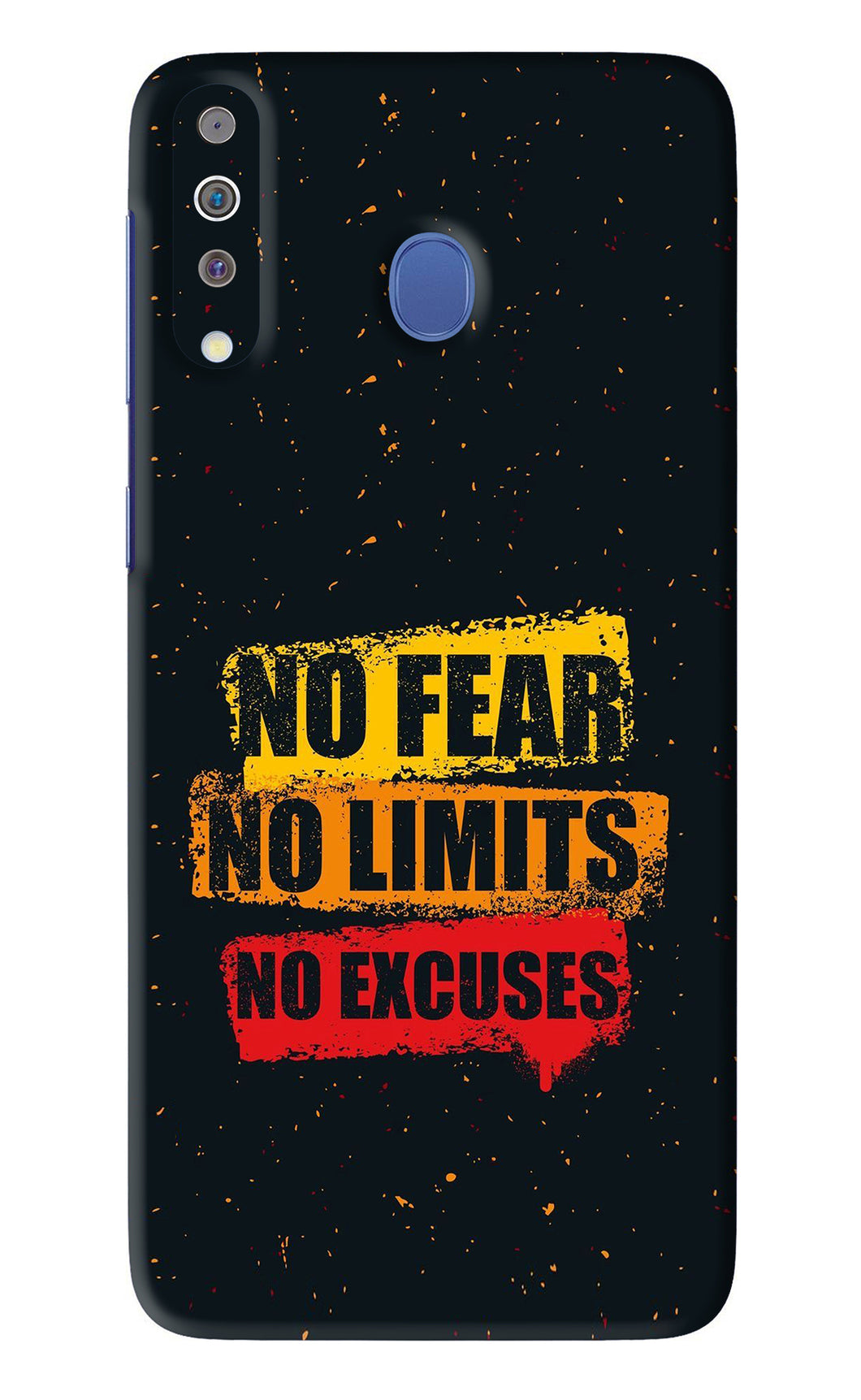 No Fear No Limits No Excuses Samsung Galaxy M30 Back Skin Wrap