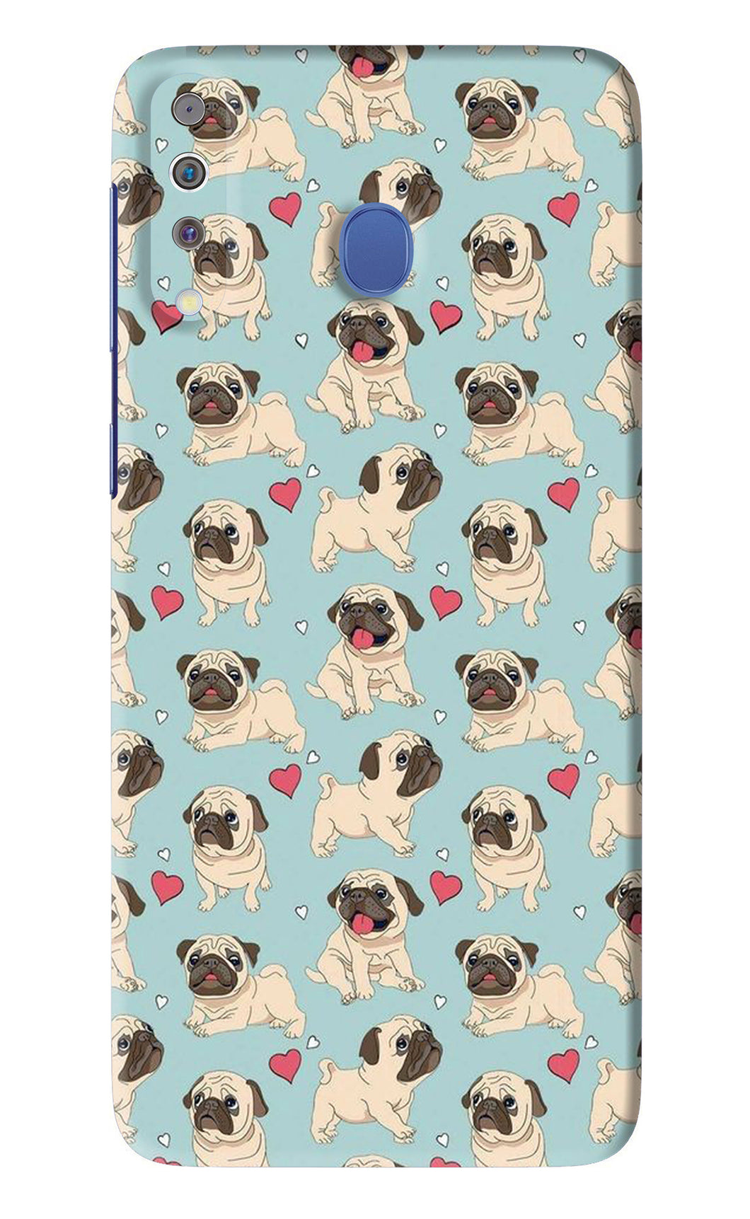 Pug Dog Samsung Galaxy M30 Back Skin Wrap