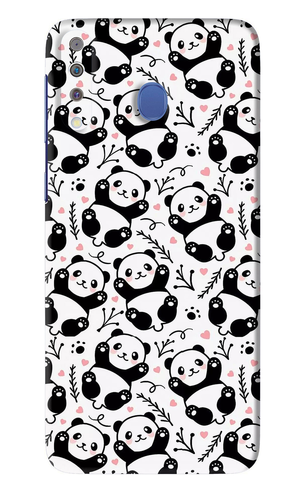 Cute Panda Samsung Galaxy M30 Back Skin Wrap