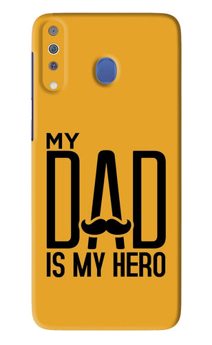 My Dad Is My Hero Samsung Galaxy M30 Back Skin Wrap